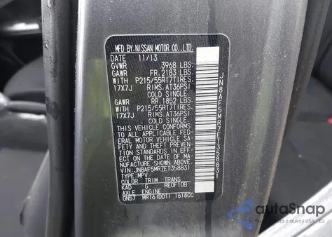 2014 Nissan Juke S из США, поврежденный, VIN JN8AF5MR7ET358831